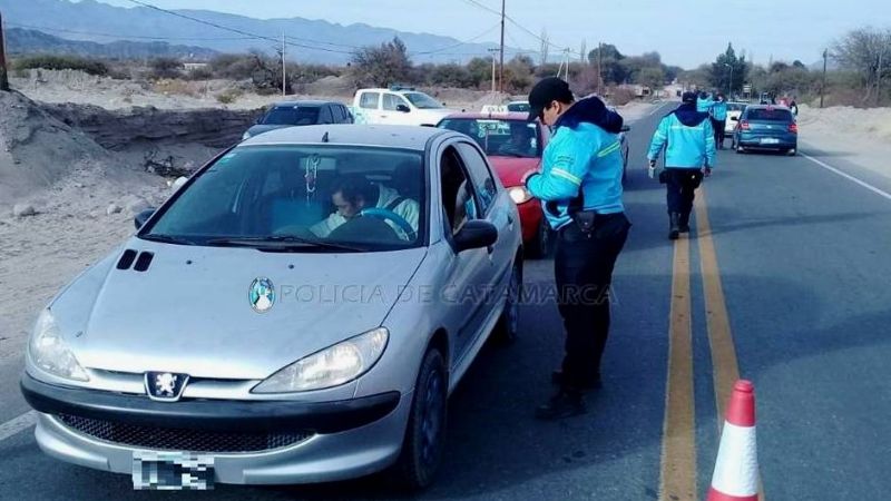 Secuestran 287 vehículos en un operativo en Santa María