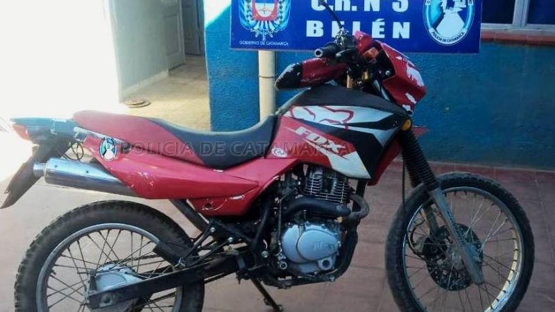 En Belén, secuestran una moto requerida por la Justicia de Tucumán