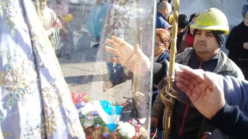 La Madre del Valle en las parroquias del Carmen y San Cayetano de Aguilares