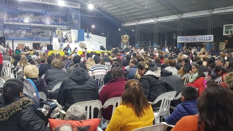 La Madre del Valle en las parroquias del Carmen y San Cayetano de Aguilares