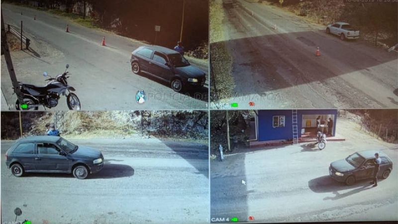 Instalaron cámaras de seguridad en un puesto caminero de Ambato