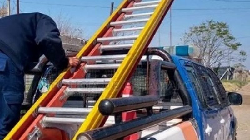 Secuestran una escalera