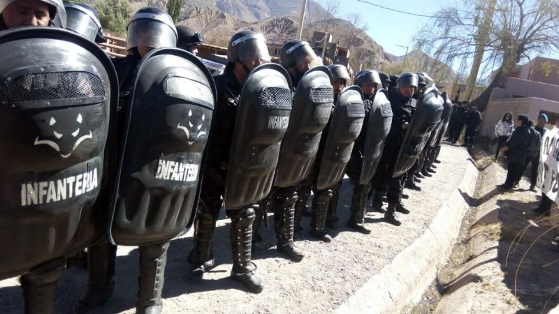 Cantos e insultos a Macri en su visita a Jujuy