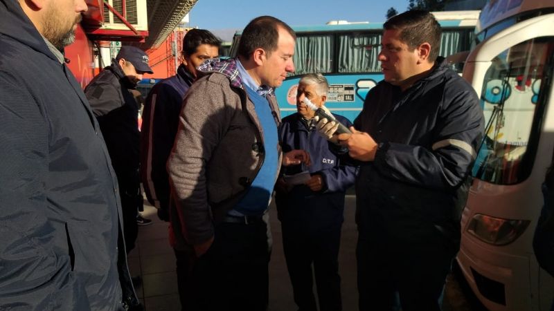 Estrictos controles a choferes de colectivos