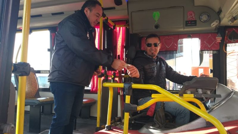 Estrictos controles a choferes de colectivos
