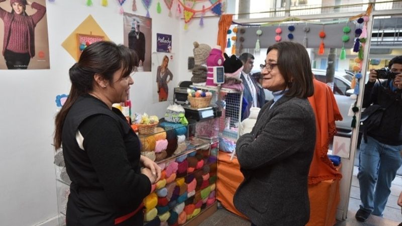 Emprendedora recibió la visita de la Gobernadora