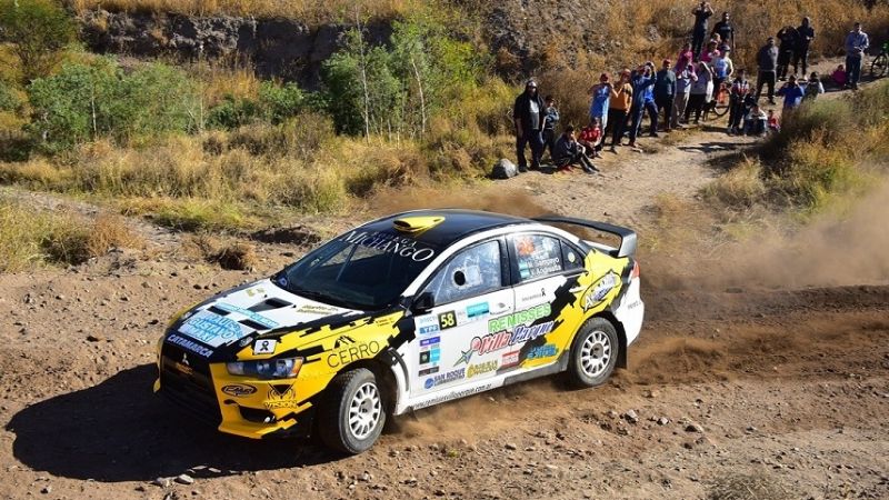 Padilla en el shakedown, donde también lució Sampayo