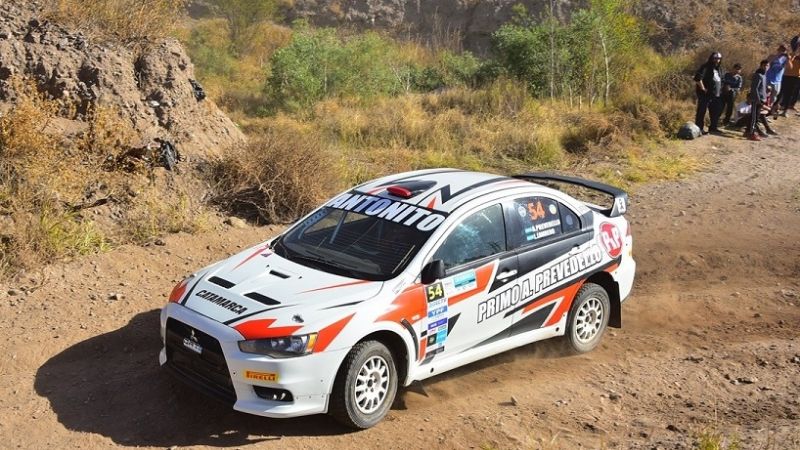 Padilla en el shakedown, donde también lució Sampayo