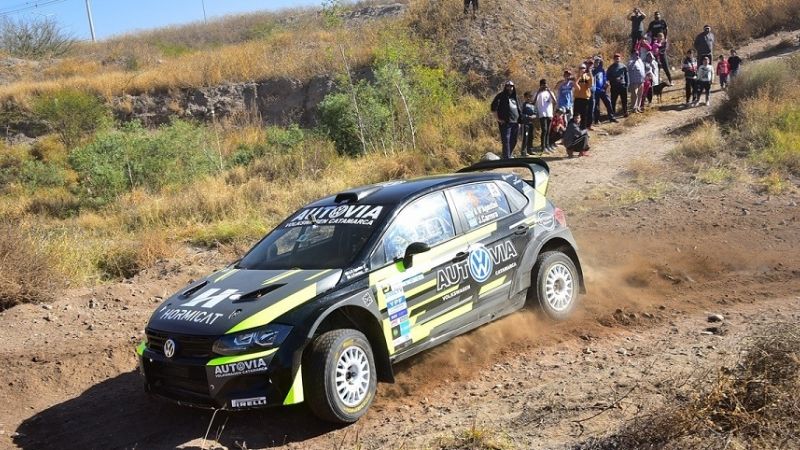 Padilla en el shakedown, donde también lució Sampayo