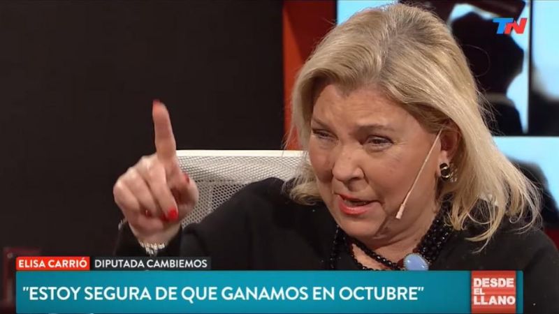 “Litita” Carrió convertida en la “única vocera” de Macri