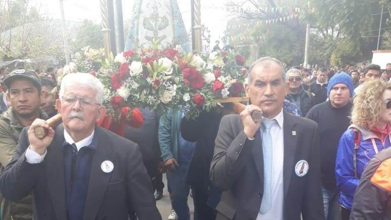 La Virgen del Valle presente en la peregrinación a Las Padercitas
