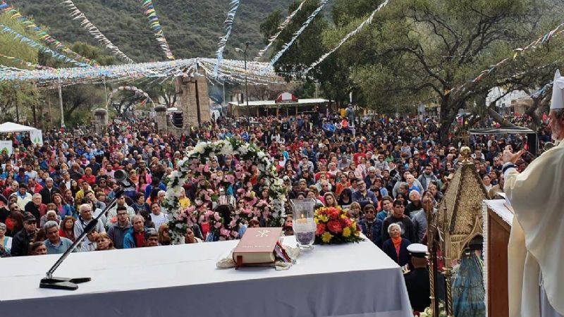 La Virgen del Valle presente en la peregrinación a Las Padercitas