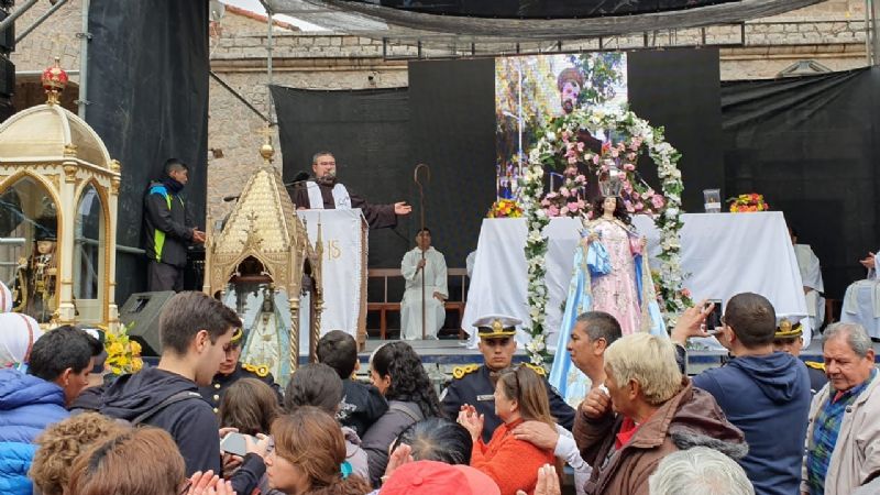 La Virgen del Valle presente en la peregrinación a Las Padercitas