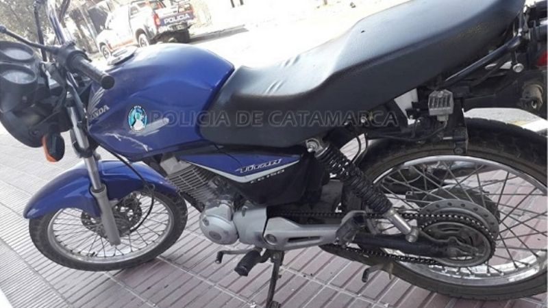 Motociclista impactó contra una medianera