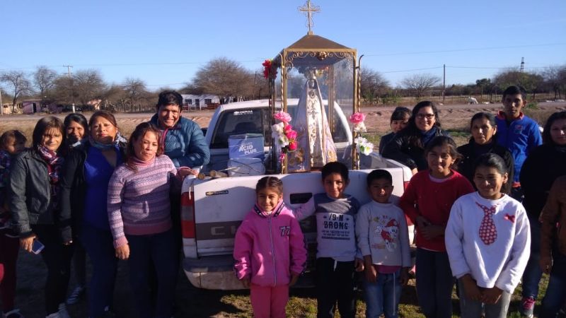 La Madre del Valle sigue recorriendo comunidades del Noroeste Argentino