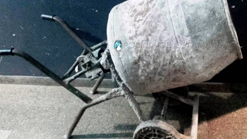 Secuestran una hormigonera