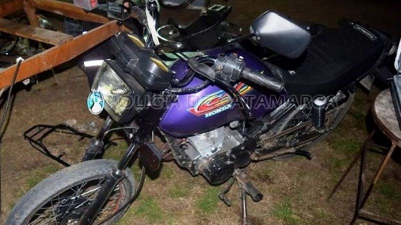 Desbaratan banda que robaba, adulteraba y desarmaba motocicletas