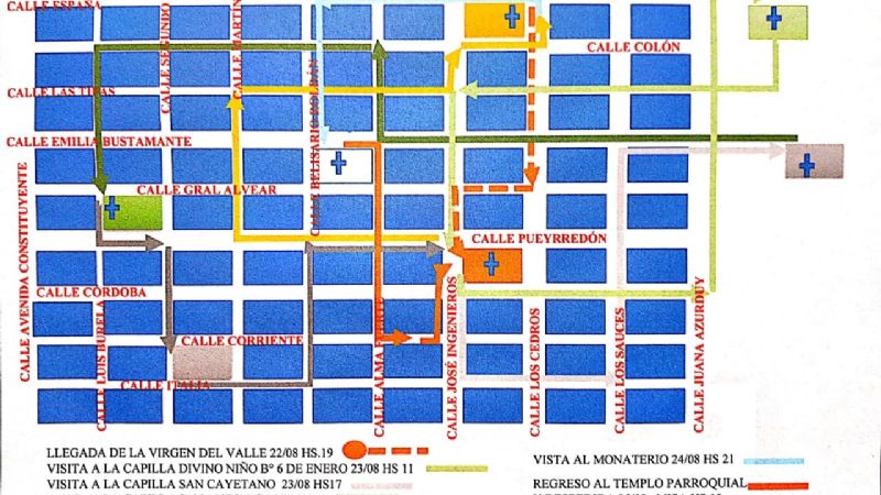 La Madre del Valle visita Pampa de los Guanacos
