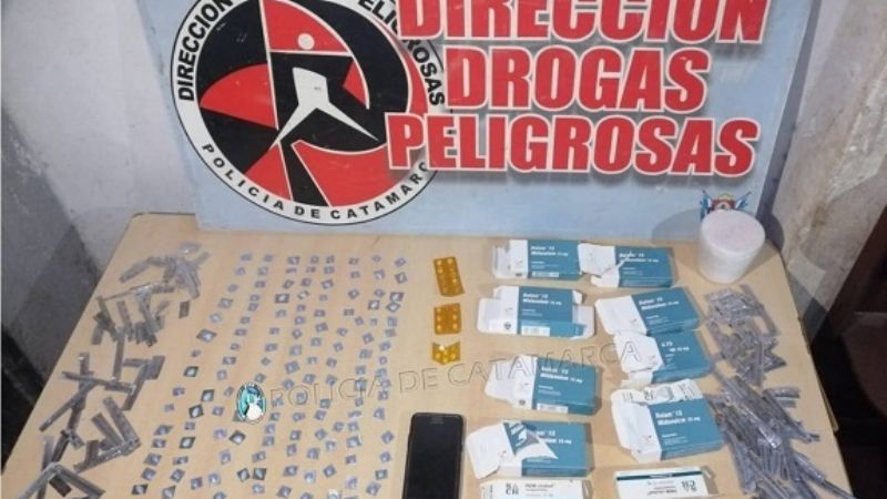 Desbaratan puntos de venta de cocaína y ansiolíticos