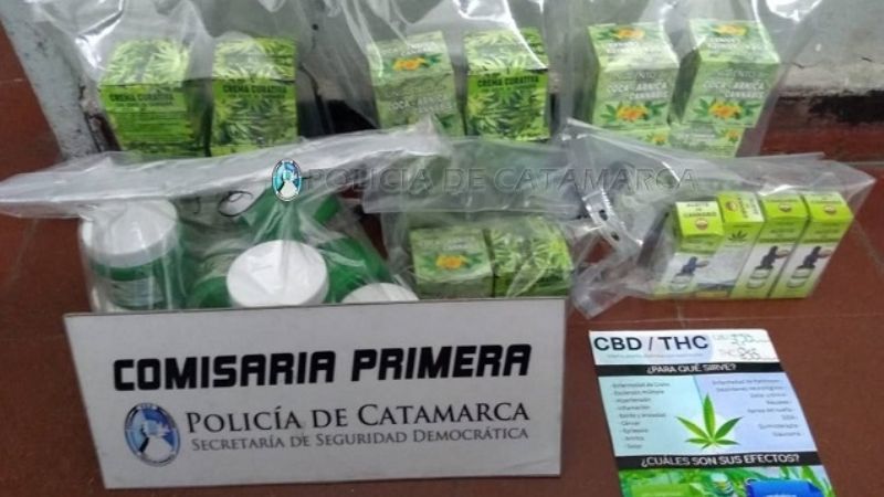 Comercializaba cremas y aceite de cannabis en la calle