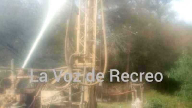 Nueva perforación de agua en Anjuli