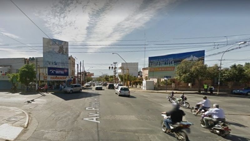 Choque en Belgrano y Virgen del Valle