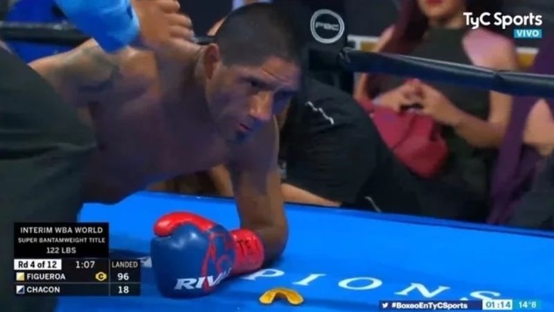 El mendocino Javier Chacón perdió por nocaut en el 4to. round