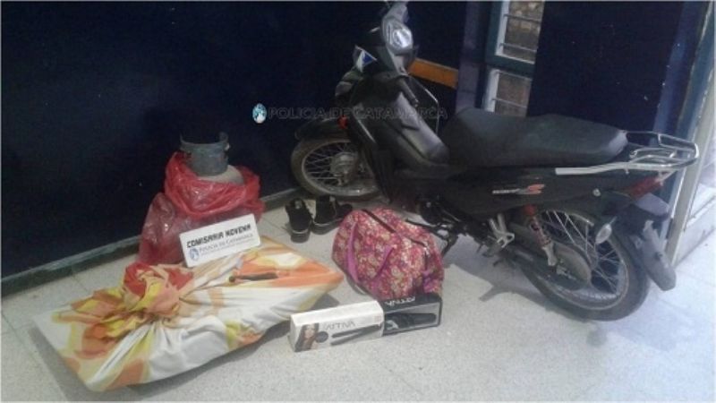 Llevaban cosas robadas