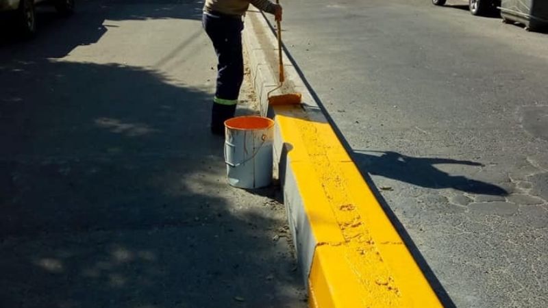 Continúa la pavimentación del nuevo tramo de avenida Eva Duarte de Perón