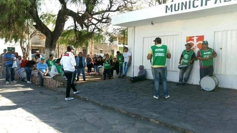 Paro de municipales en Recreo por tiempo indeterminado