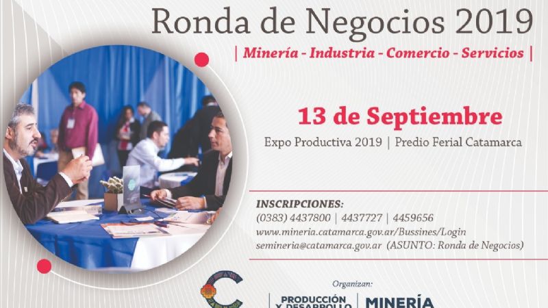 Producción y Minería organizan ronda de negocios