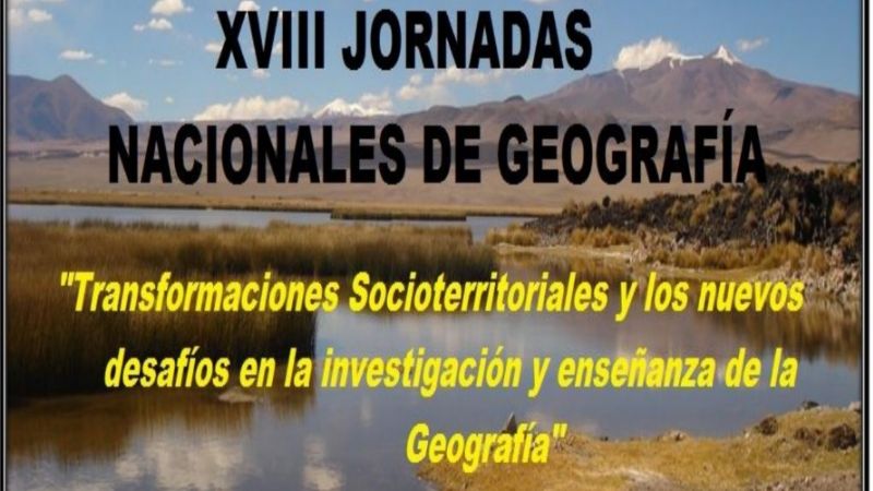 Este miércoles comienzan Jornadas Nacionales de Geografía