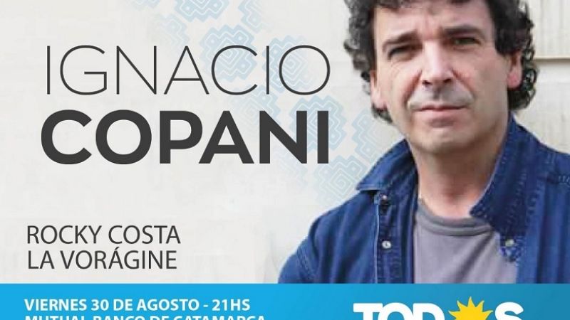 Ignacio Copani cantará el viernes en la “Peña de todos”