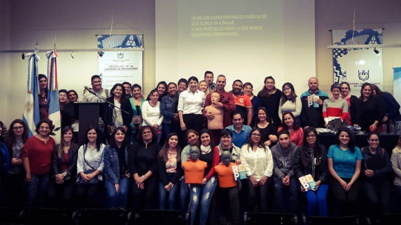 Curso de RCP y Primeros Auxilios en el Senado