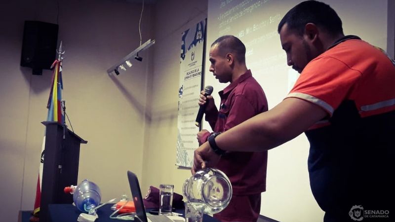 Curso de RCP y Primeros Auxilios en el Senado