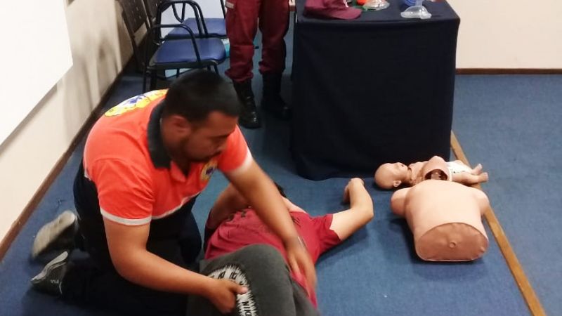 Curso de RCP y Primeros Auxilios en el Senado