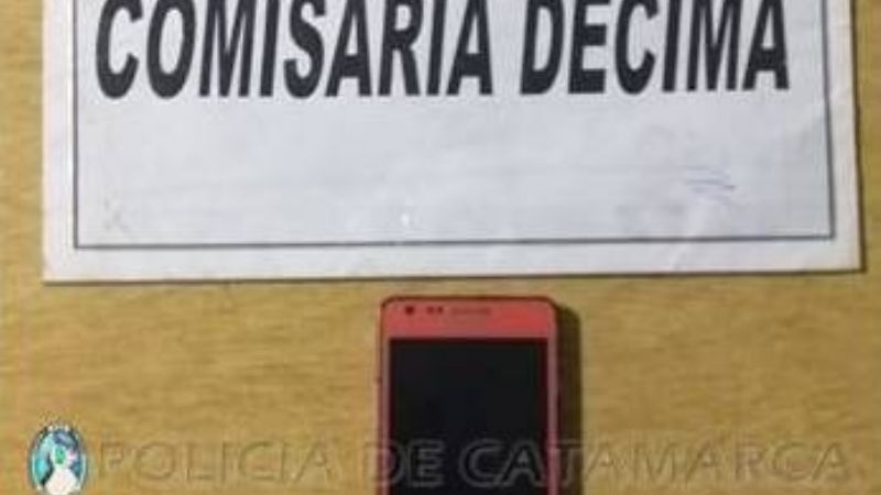 Recuperan un celular robado