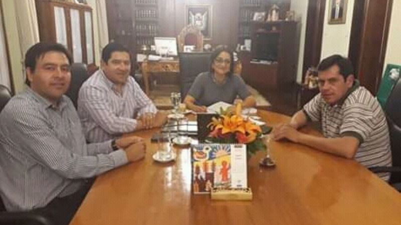 Ojeda se reunió con la gobernadora