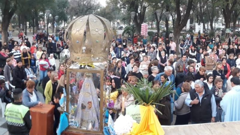 La Virgen del Valle visitó la ciudad de Alberdi