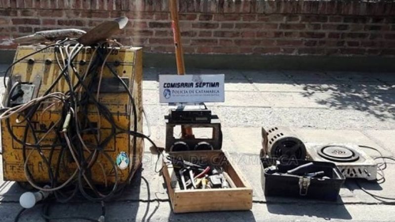 Aprehenden a un joven y recuperan herramientas sustraídas