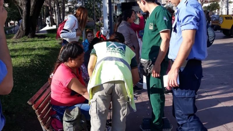 Tensa protesta de vecinos que piden trabajo