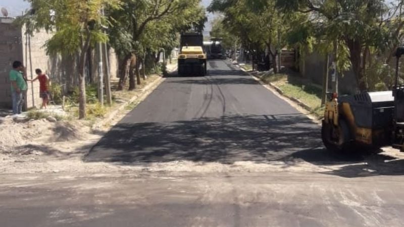 Dos nuevos barrios ya cuentan con pavimento