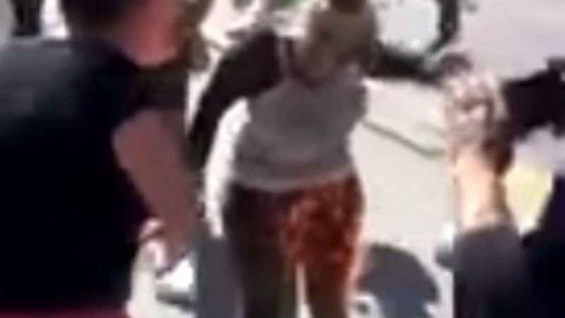 Mujer se prendió fuego frente al Juzgado