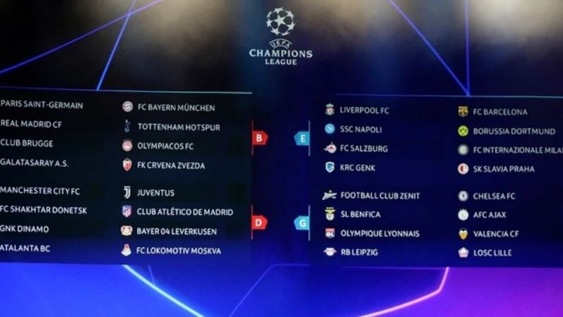 Real Madrid-PSG y Barcelona en el “grupo de la muerte”