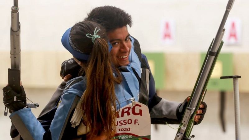 Histórico: el “cata” Gutiérrez logró el oro con el equipo de tiro