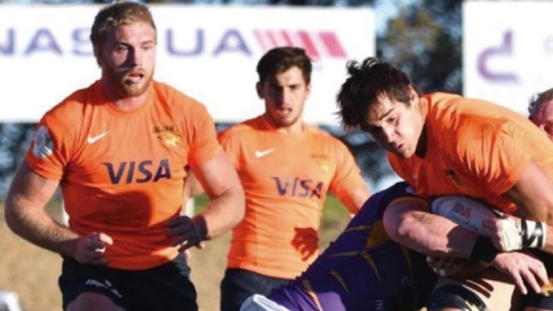 Agustín Segura en la final de la Currie Cup con Jaguares