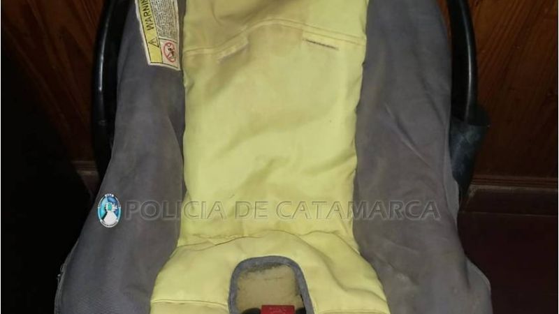 Aprehenden a un joven y secuestran una butaca para bebé