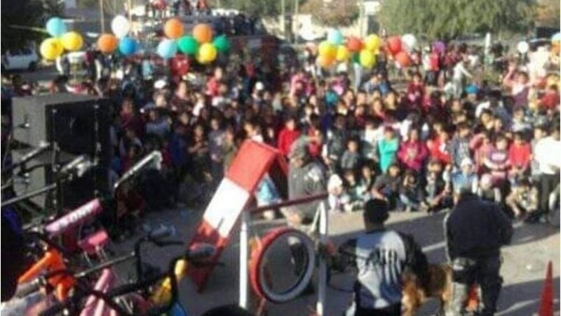 Policías e instituciones agasajaron a los niños