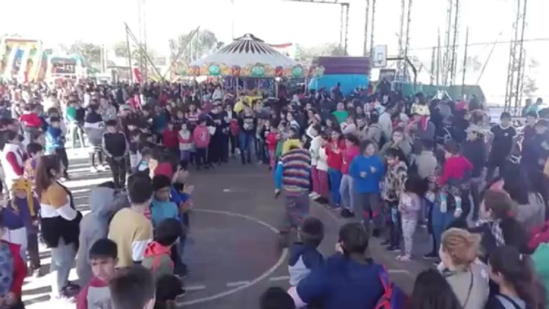 Festejos por el Mes del Niño en Recreo