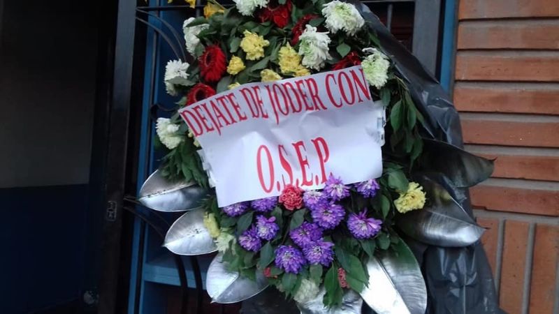 El SOEM amaneció con coronas dedicadas a Arévalo